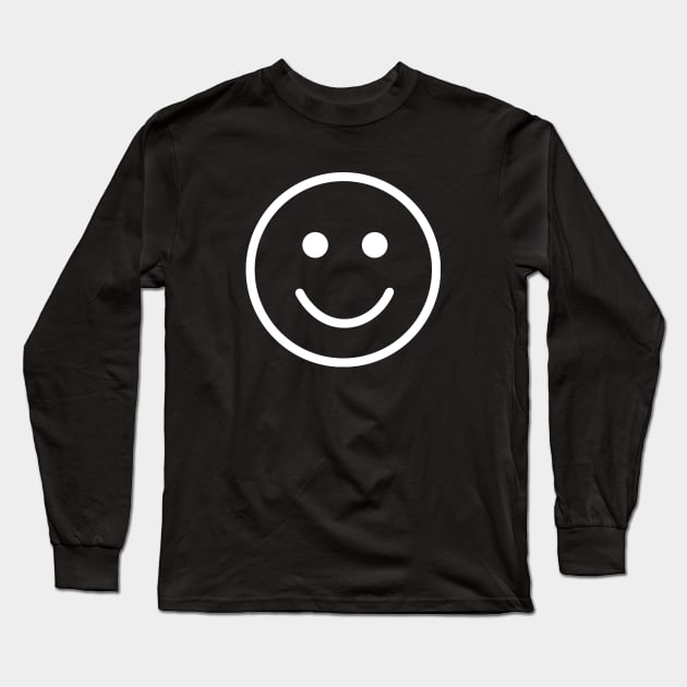 Smiling emoji Long Sleeve T-Shirt by martinroj